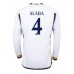 Tanie Strój piłkarski Real Madrid David Alaba #4 Koszulka Podstawowej 2023-24 Długie Rękawy